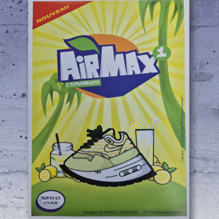 Poster A3 Air Max 1 Lemonade